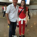 Aliya Mustafina e Carmine Luppino